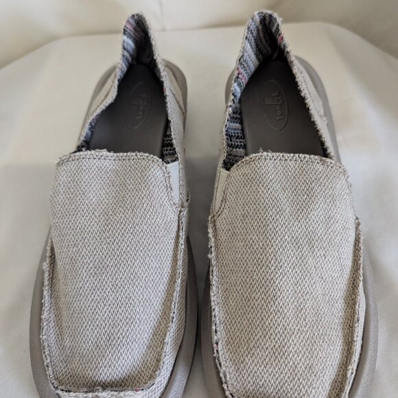 NWOB SANUK WOMENS DONNA HEMP LOAFER - SZ 10 - NATURAL - Picture 3 of 8